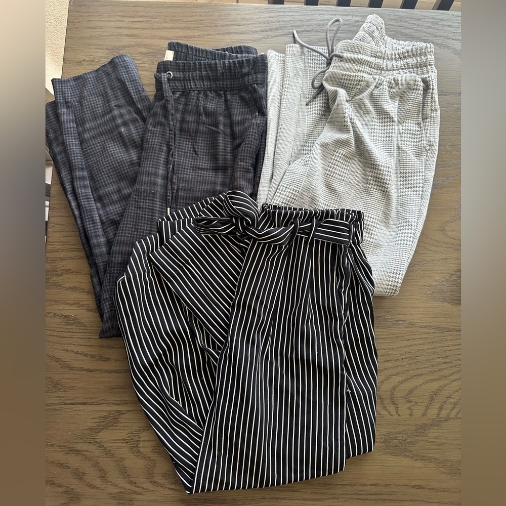 Pants bundle, H&M , Target. String tie waist